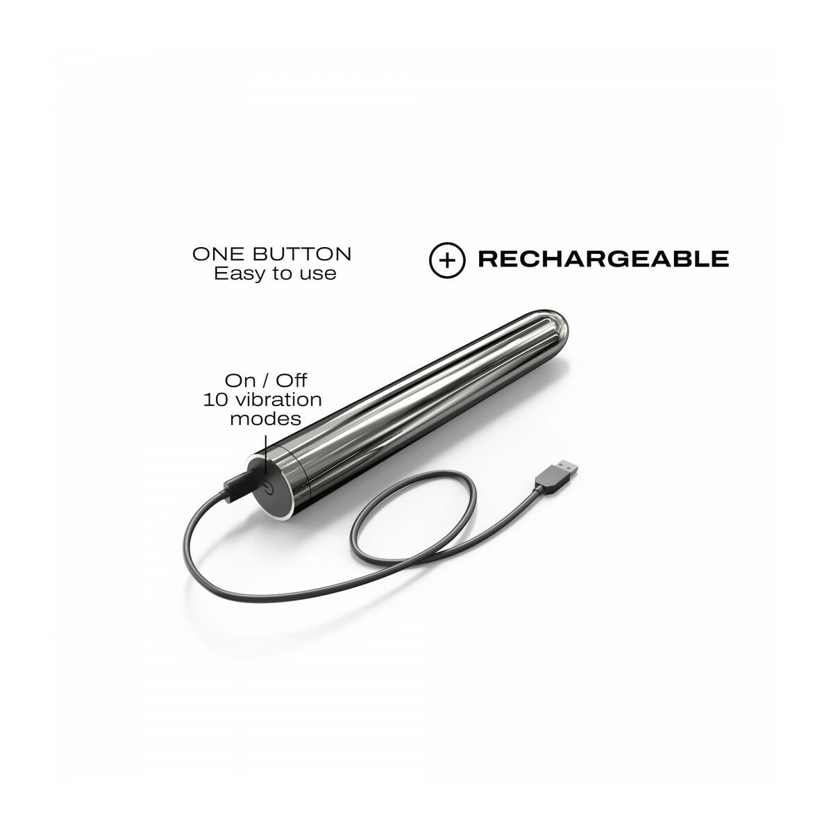 Vibrators Dorcel Sudrabains