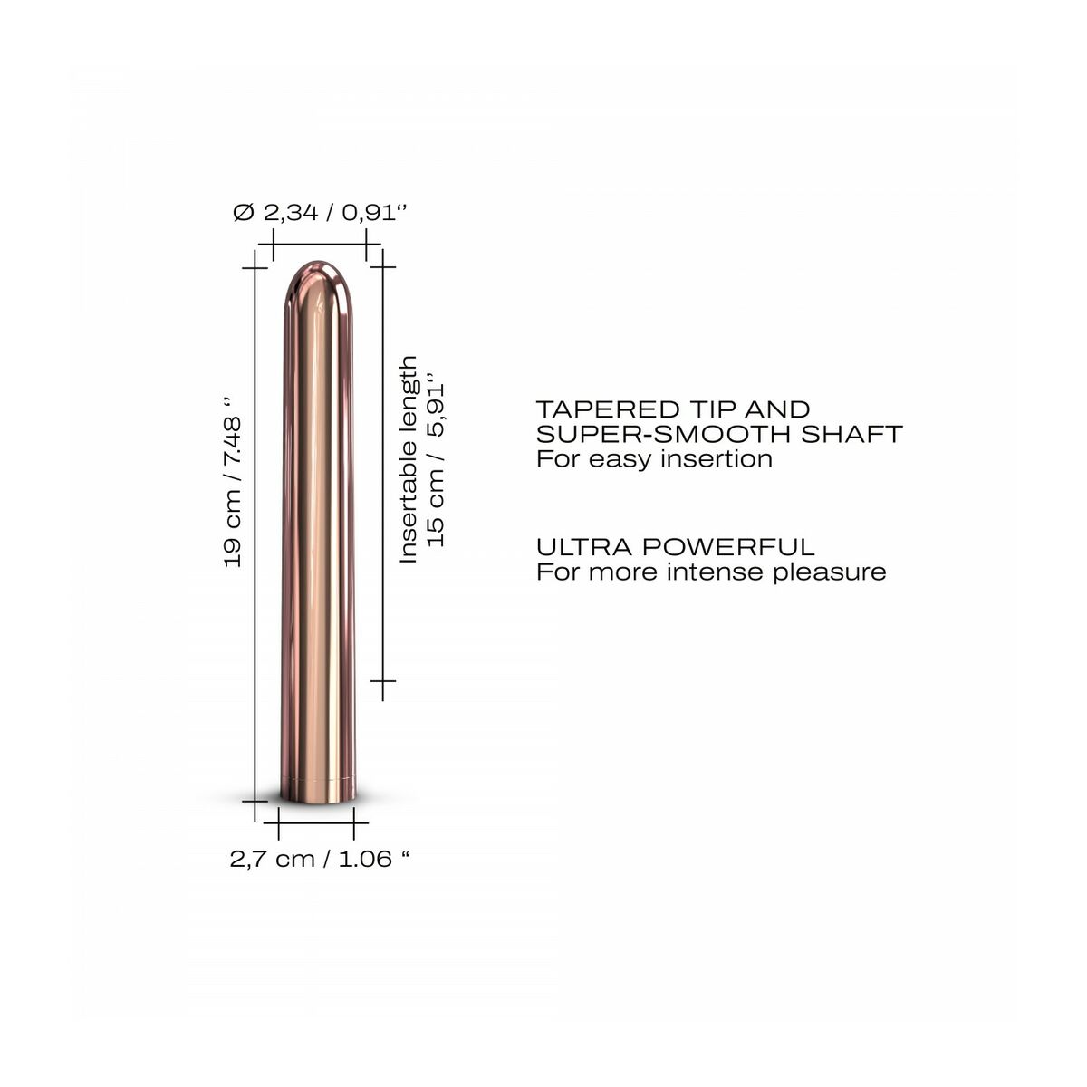 Vibrator Dorcel Ružová