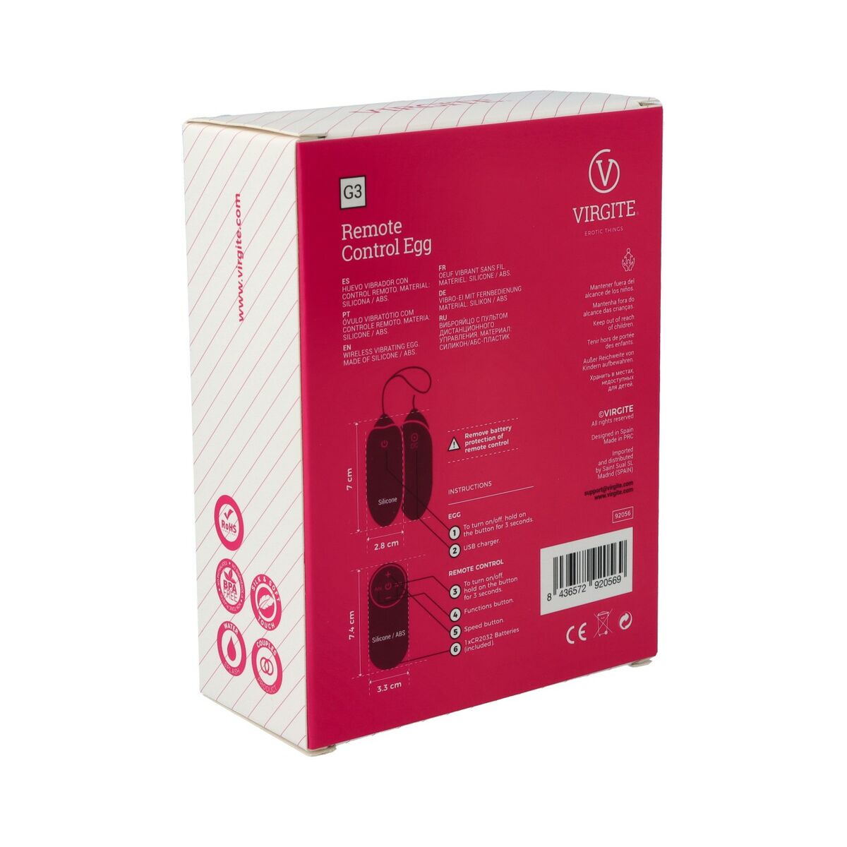 Vibrator Virgite Roze