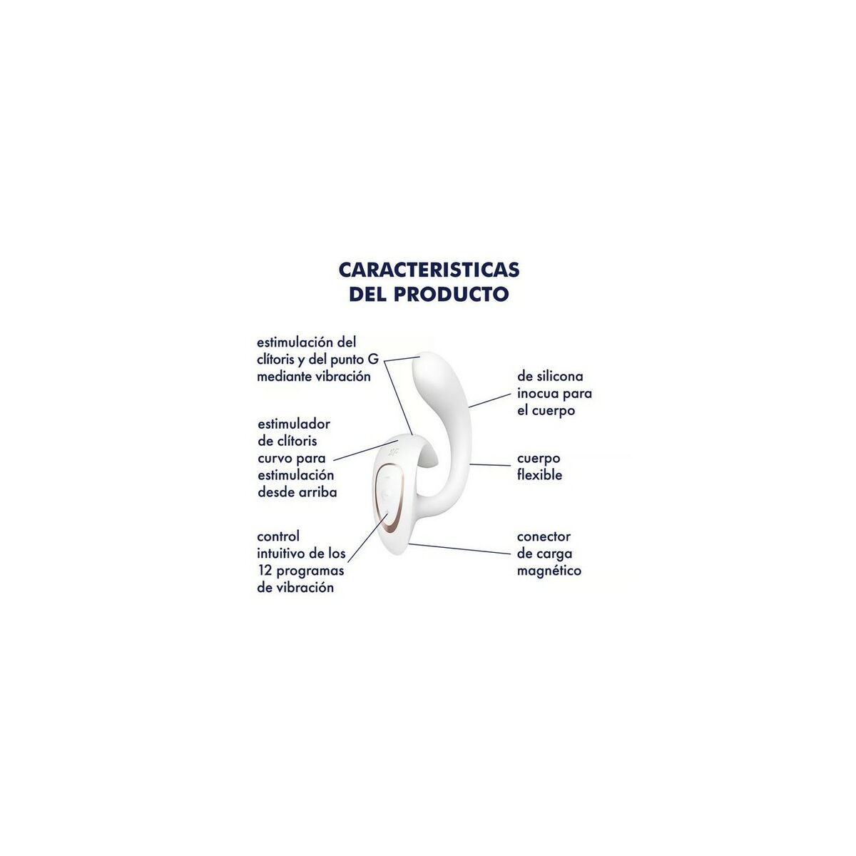 G-Punkt Vibrator Satisfyer Hvid