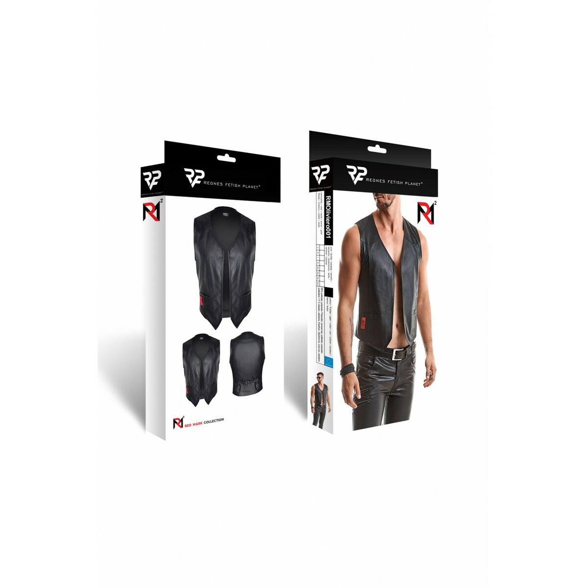 Colete Demoniq Preto XL Homem