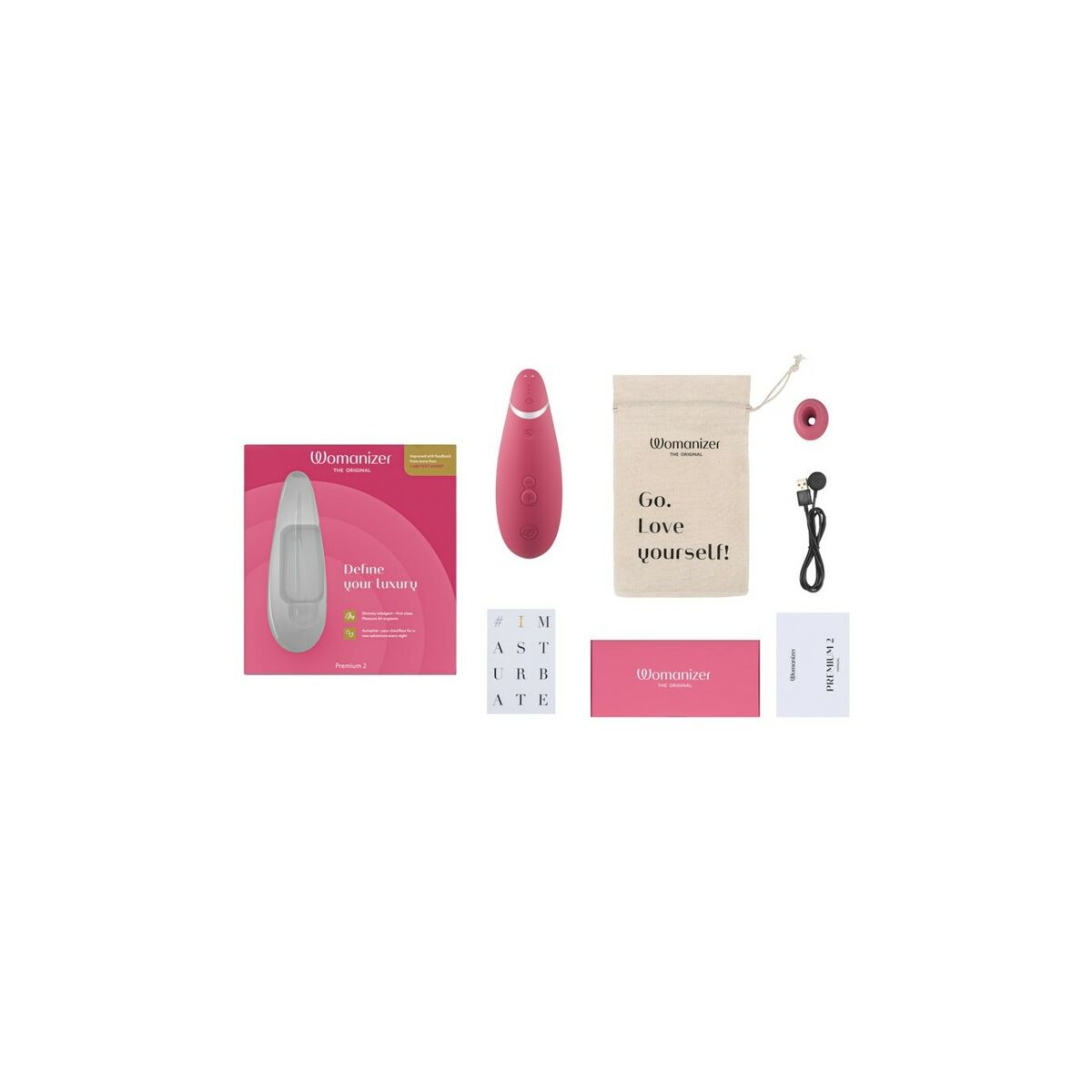 Vibrátor Womanizer WOM163-RASPBERRY Burgundi
