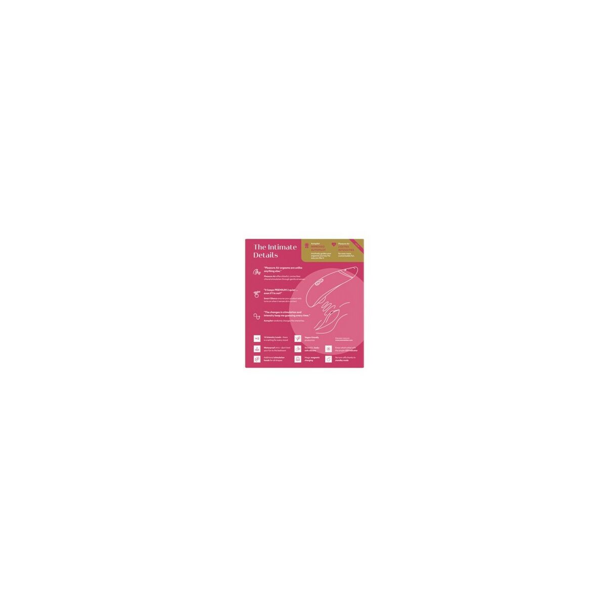 Vibrátor Womanizer WOM163-RASPBERRY Burgundi