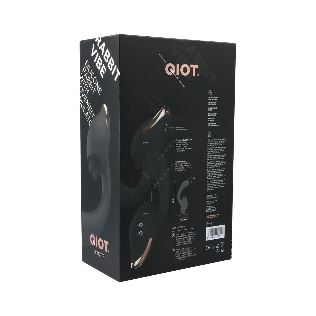 Vibration de Stimulation Double Virgite
