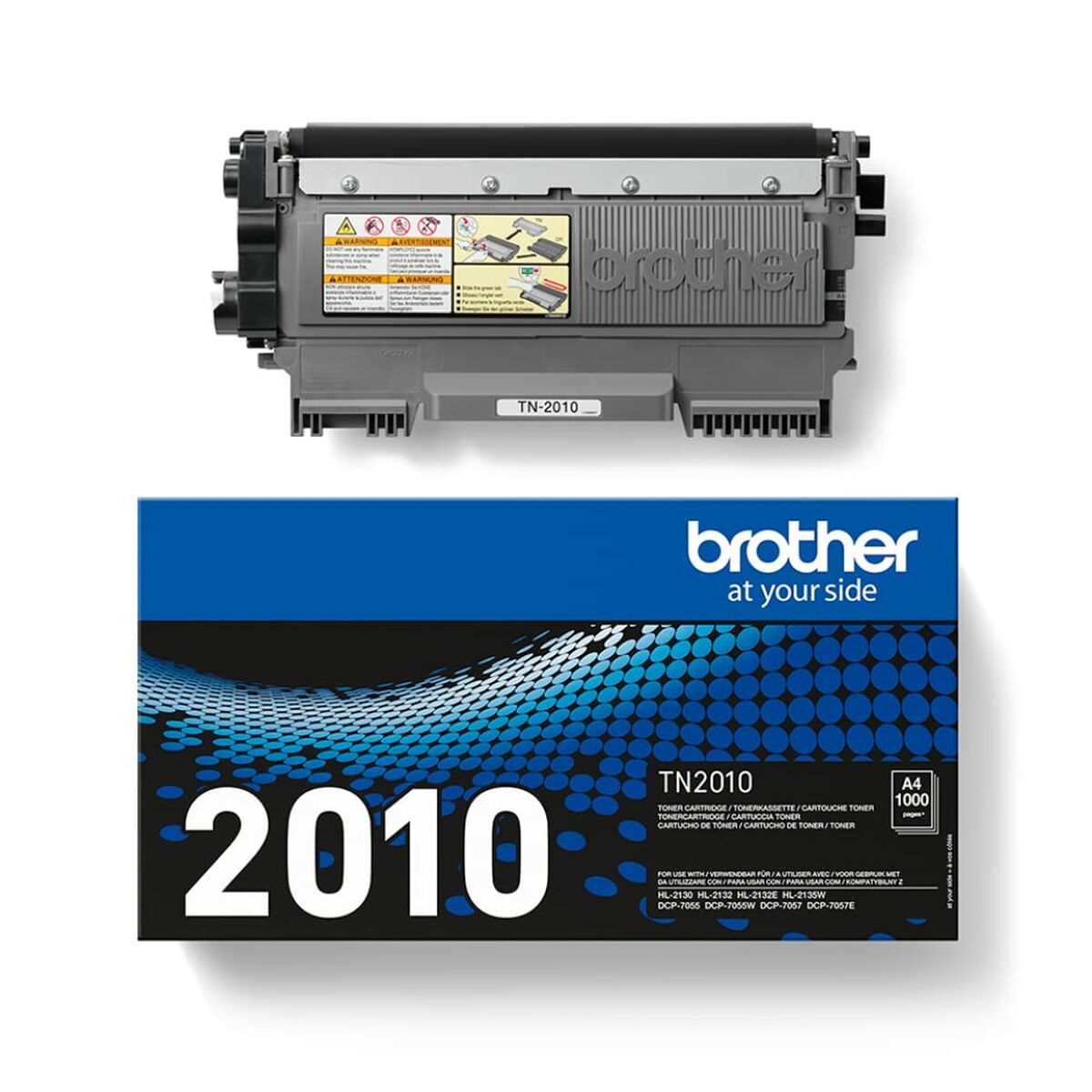 Original toner Brother TN-2010 Sort