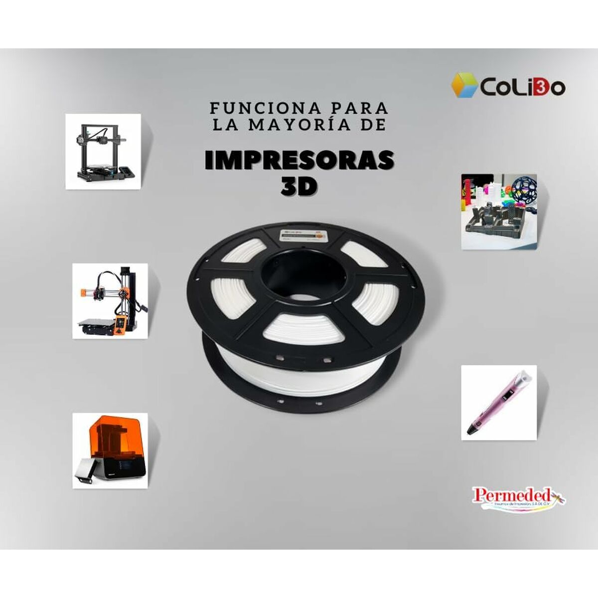 Tuljava za vlakna CoLiDo Rjava Ø 1,75 mm