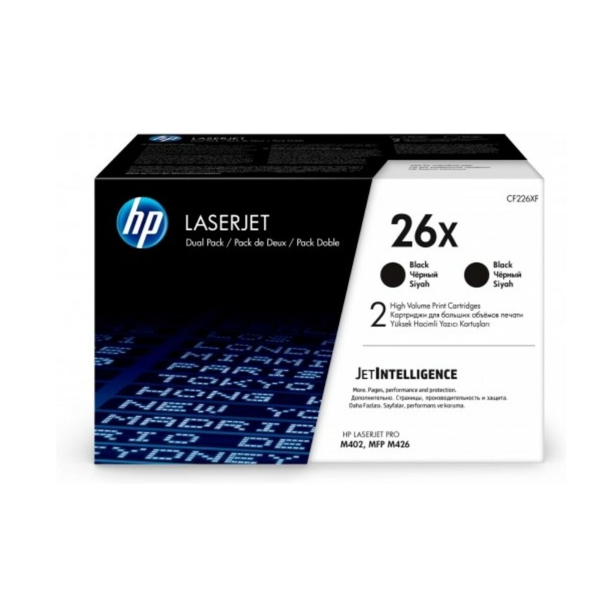 Toner HP CF226XD Sort