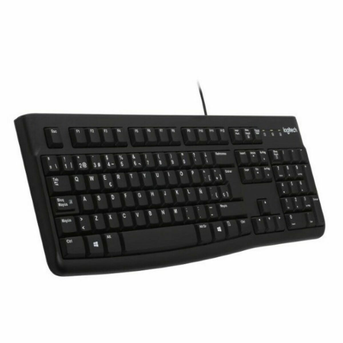 Clavier Logitech K120 Noir Espagnol Qwerty