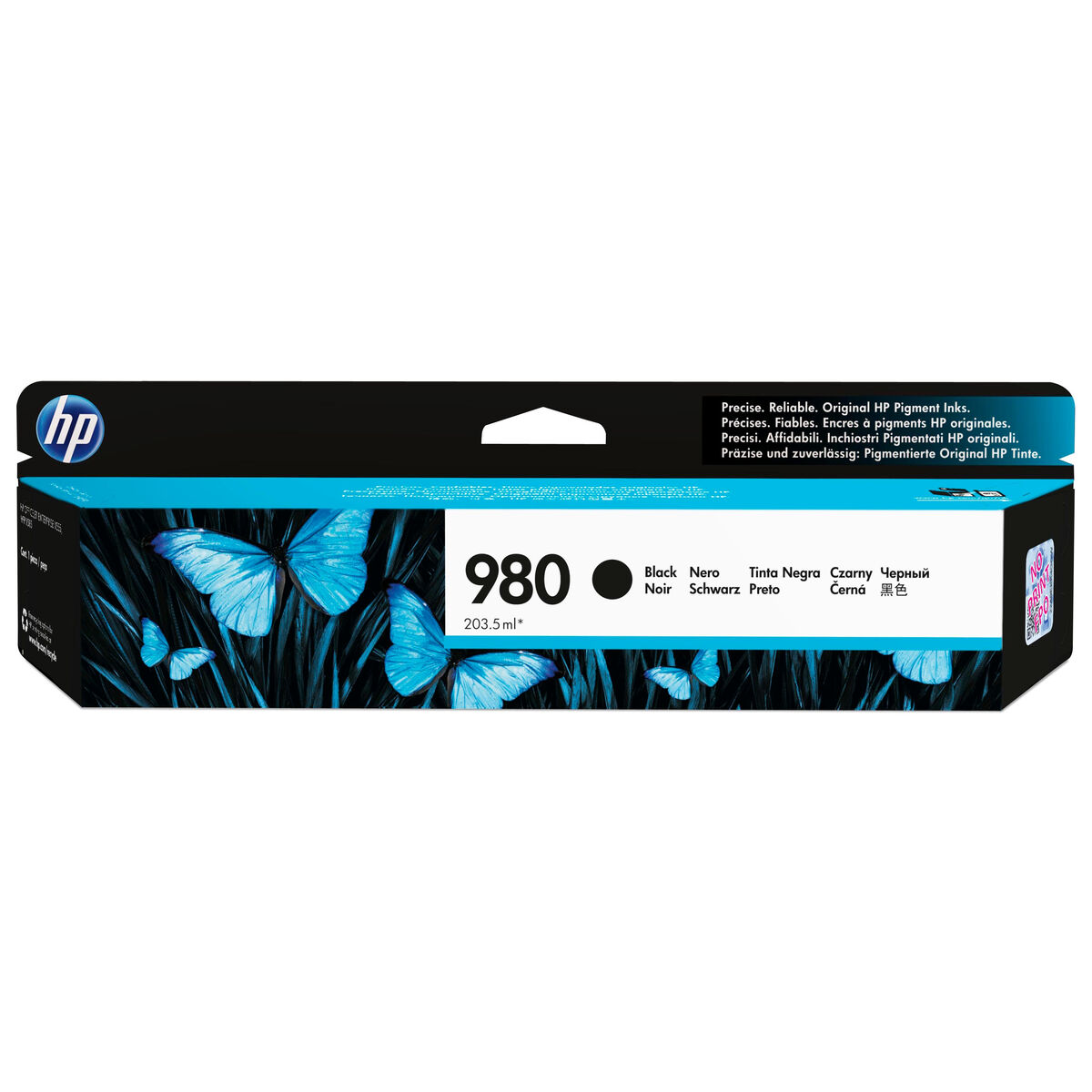 Original toner HP D8J10A Sort