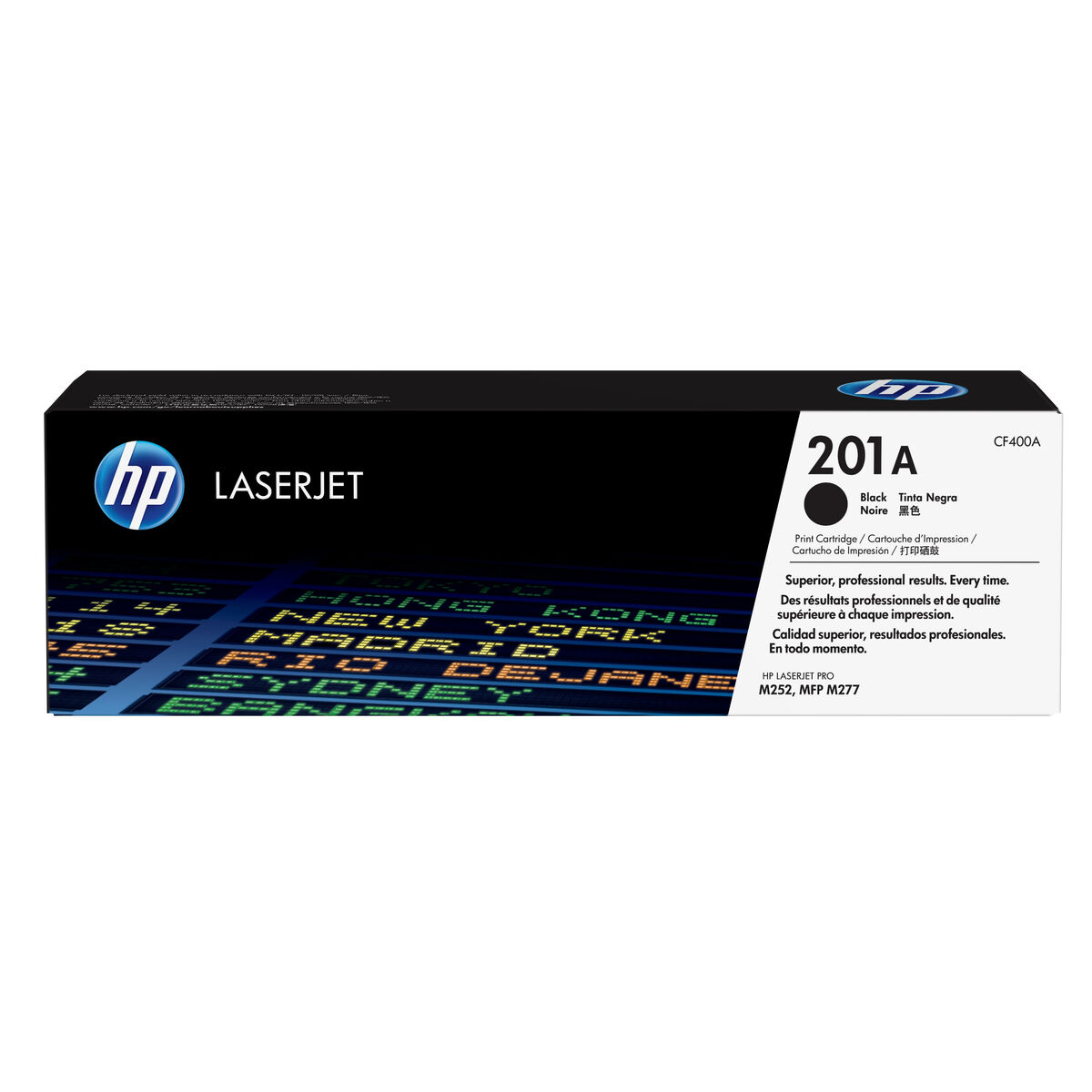 Original toner HP 201A Sort