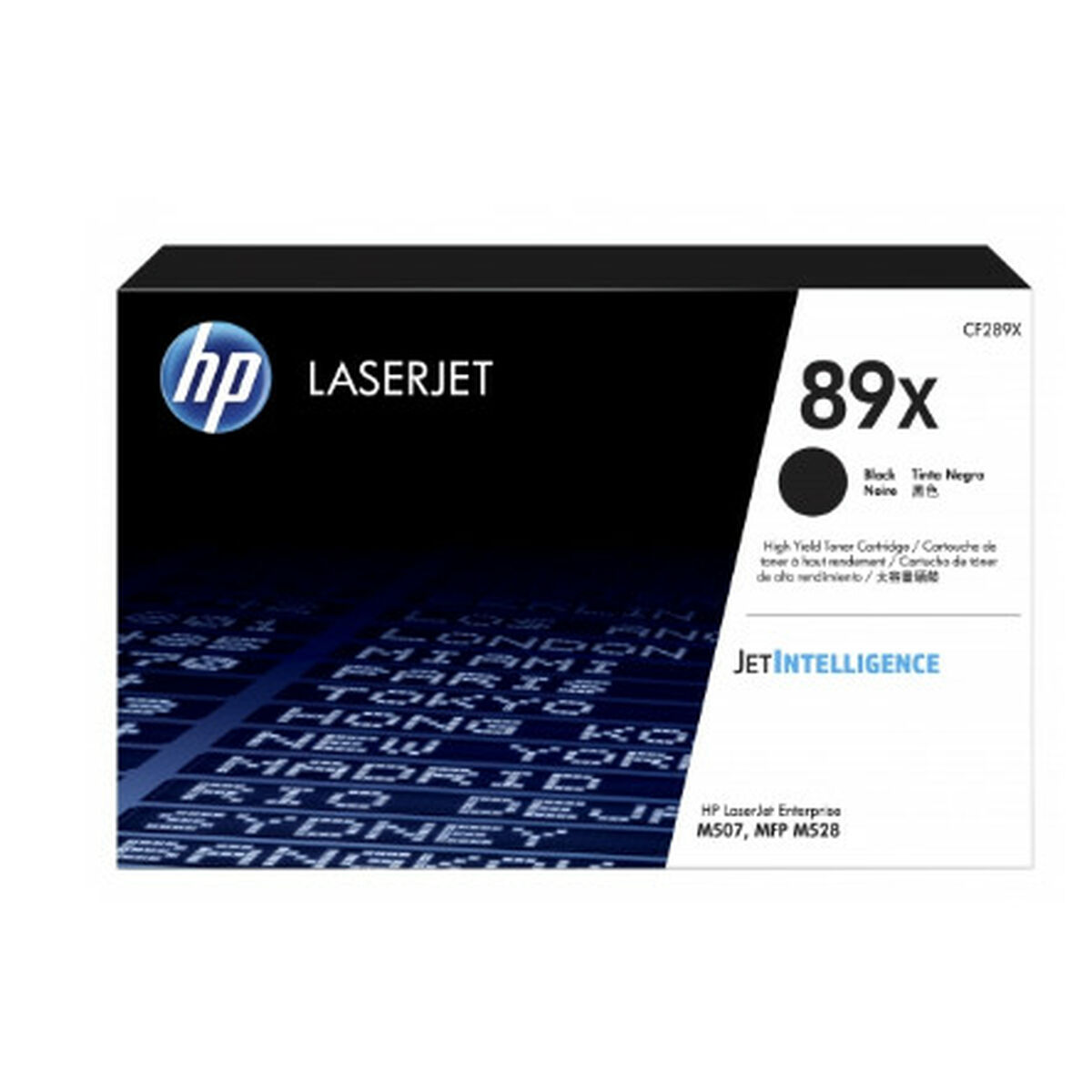 Original toner HP CF289X Sort