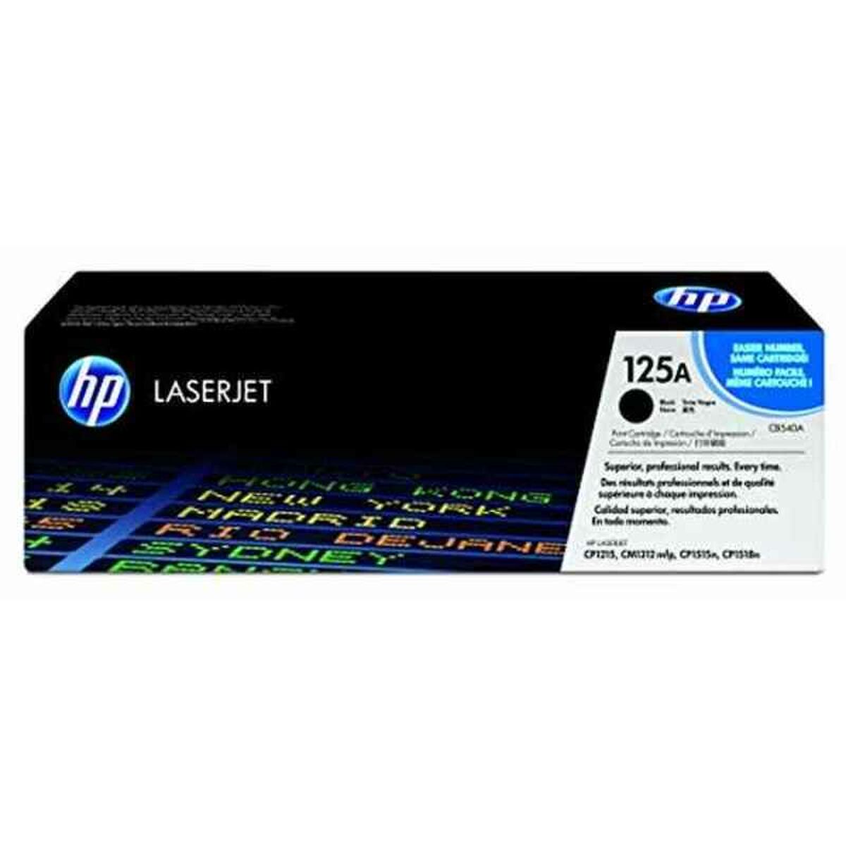 Original toner HP 125A Sort