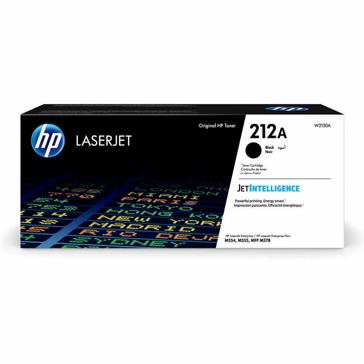 Original toner HP W2120A Sort