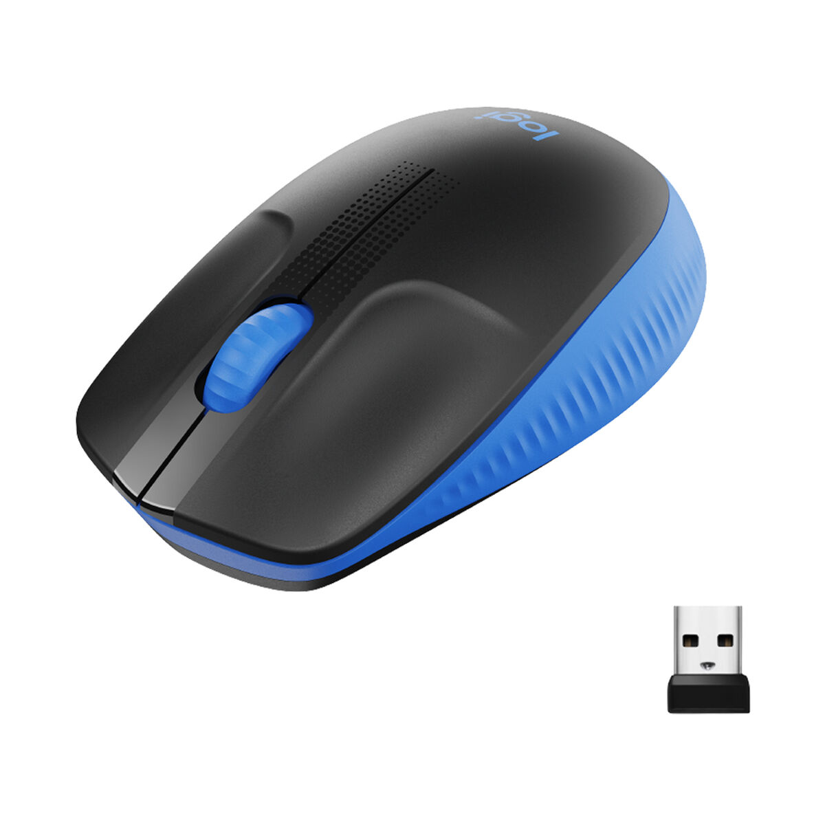 Optical Wireless Mouse Logitech M190 Blue 1000 dpi