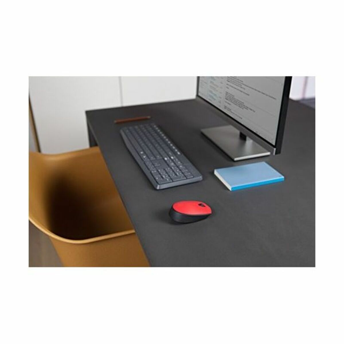 Wireless Mouse Logitech M171 Black Red 1000 dpi