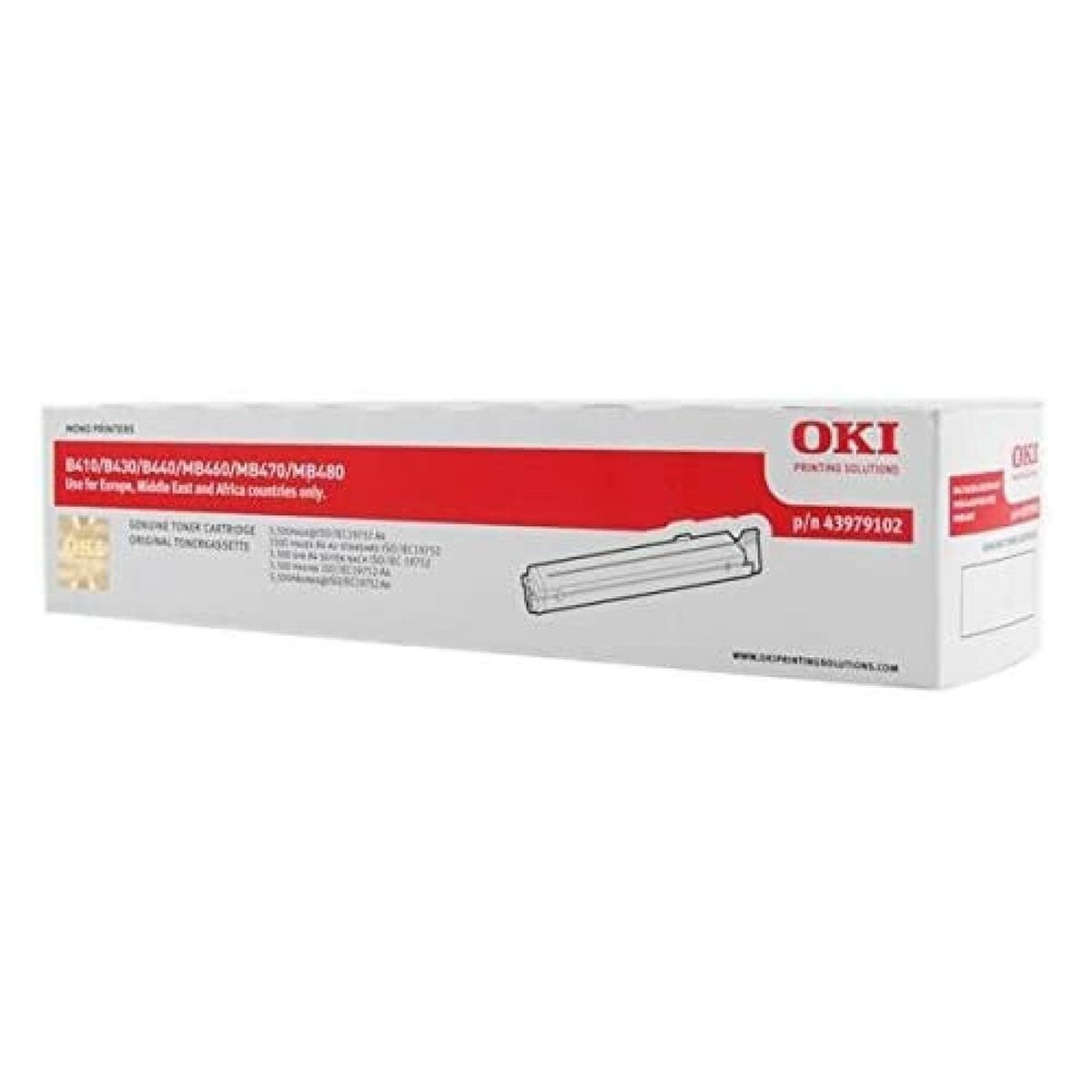Original toner OKI 43979102 Sort