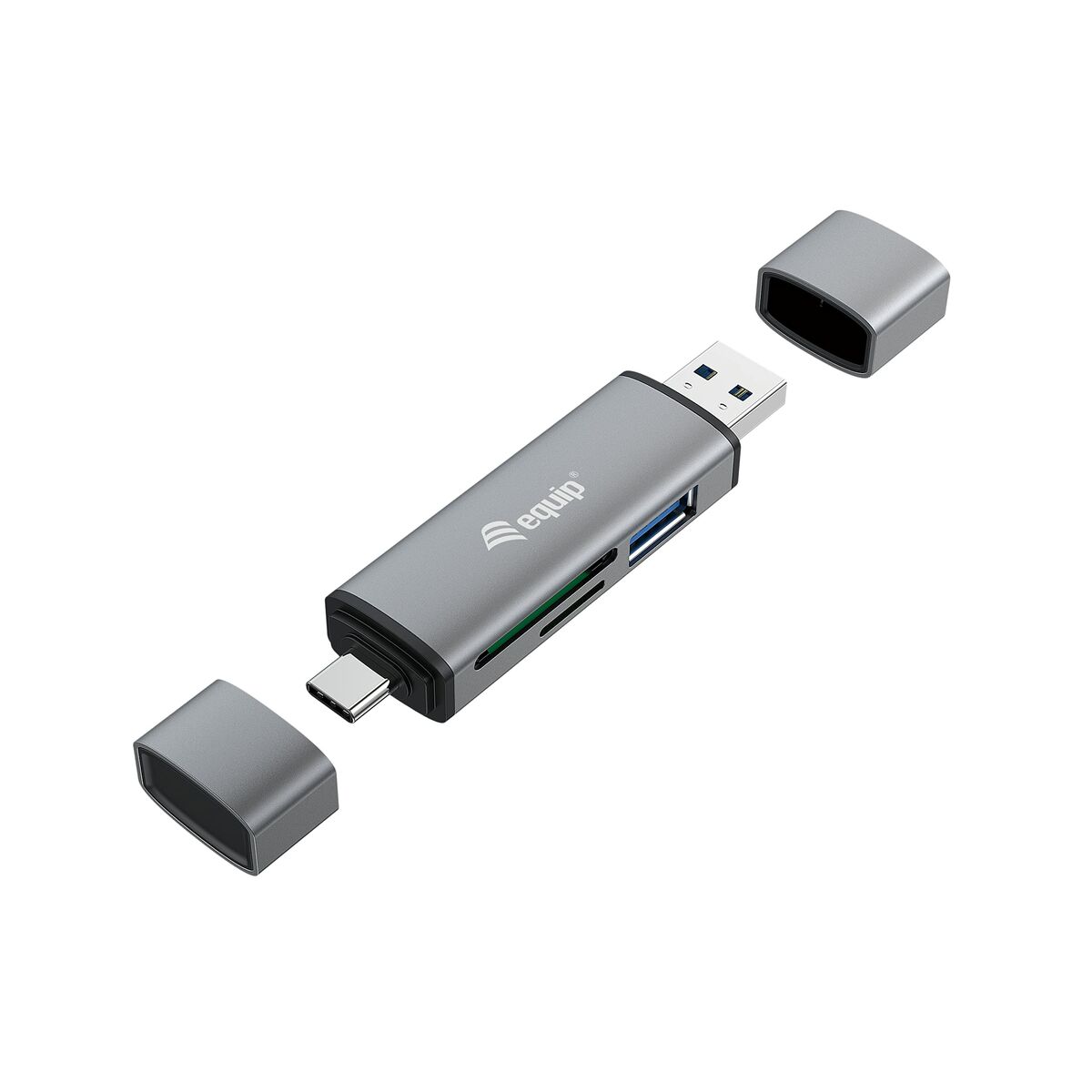 Card Reader Equip 245460 Black Grey