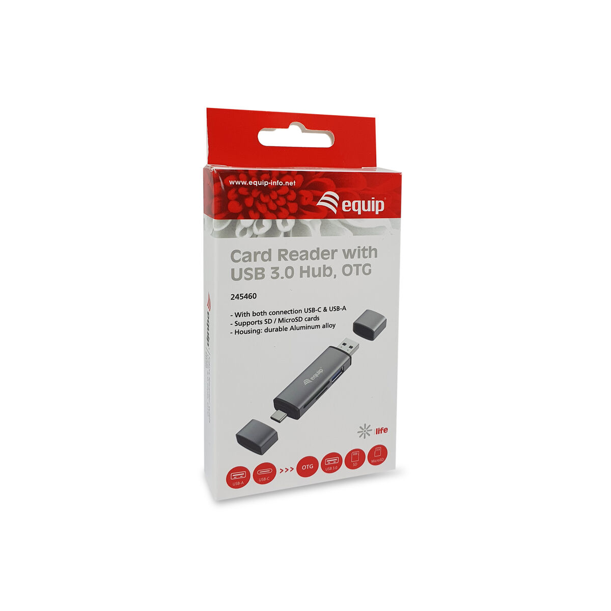 Card Reader Equip 245460 Black Grey