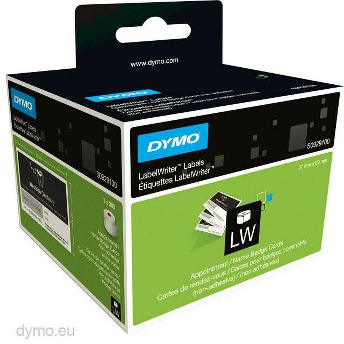 Printera birkas Dymo S0929100 Balts