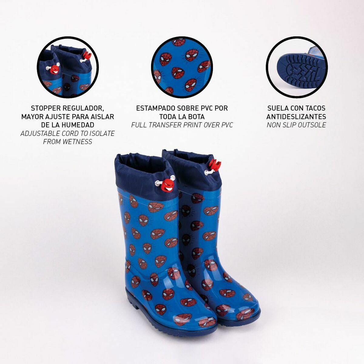 Botins Infantis Spider-Man Azul