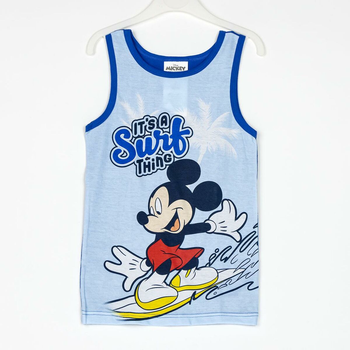 Pyžamo Dětské Mickey Mouse Modrý