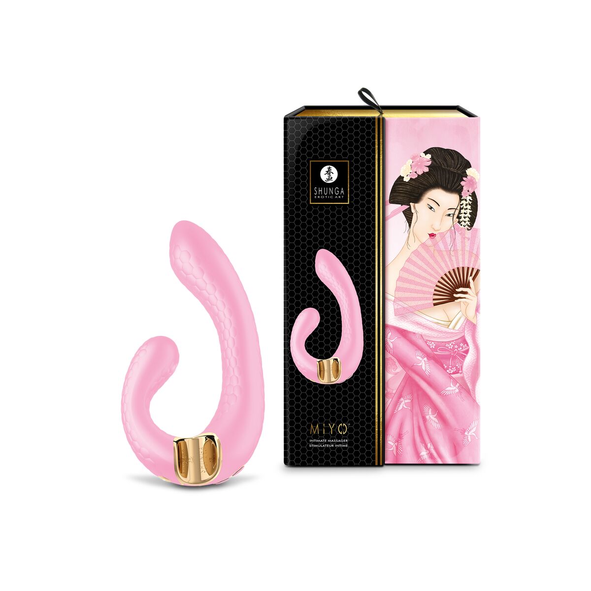 Vibration de Stimulation Double Shunga Miyo Rose
