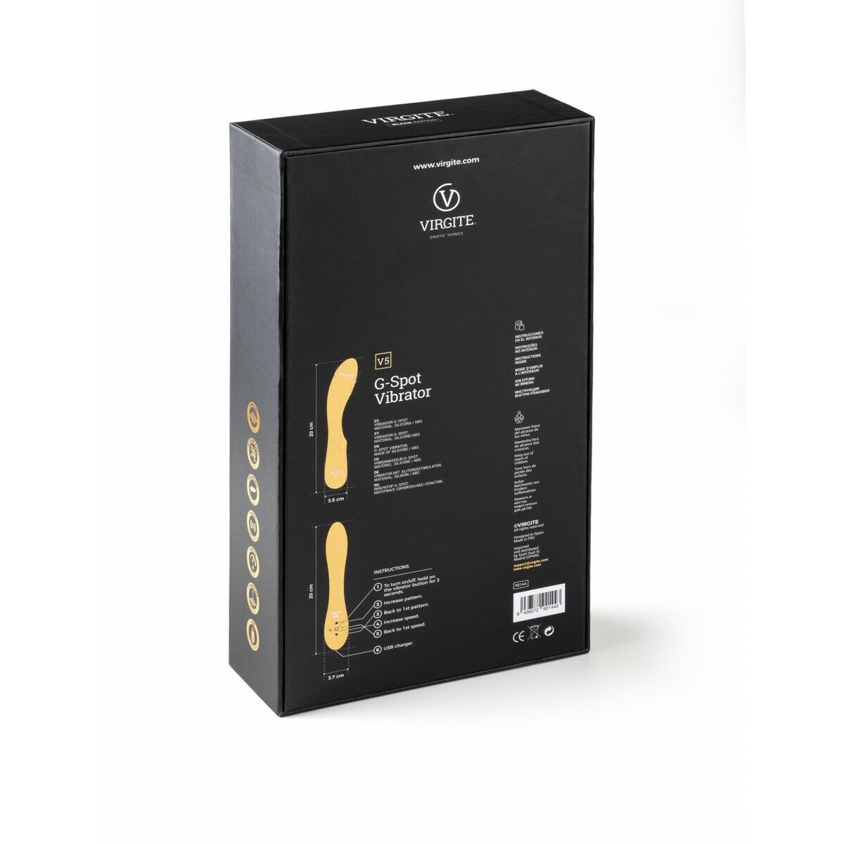 G-Punkt Vibrator Virgite Sort
