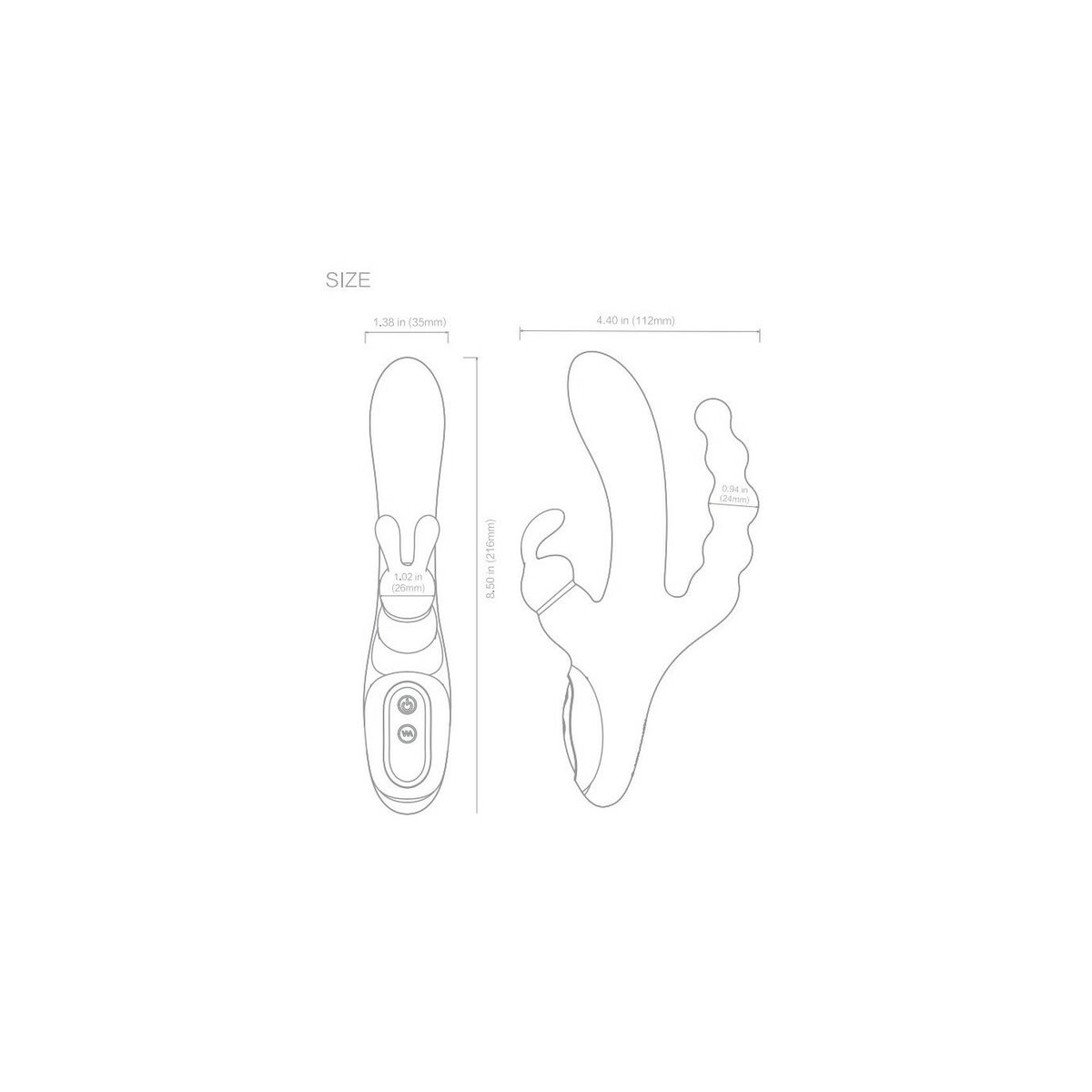Dual Stimulationsvibrator Diversual