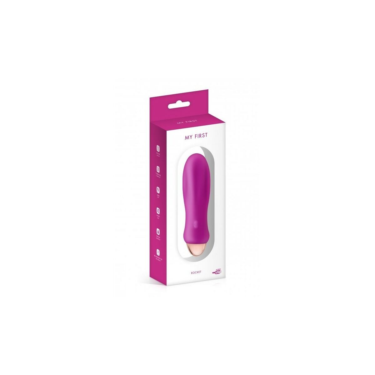 Vibrator My First Pink Silikone