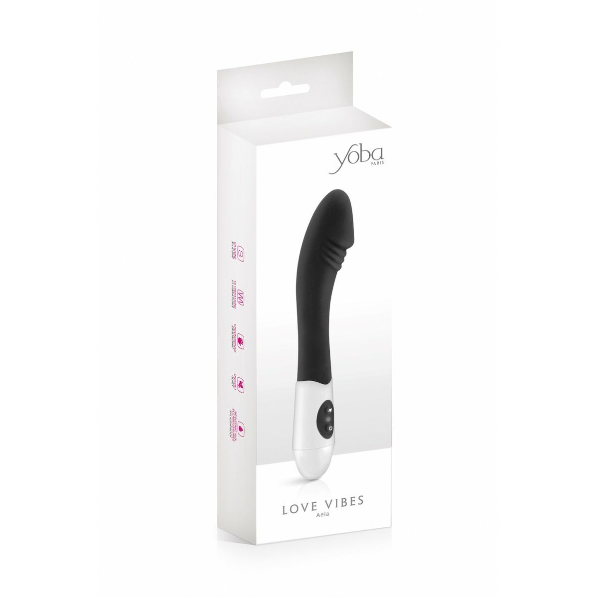 Spot Vibrator Yoba Sort Silikone