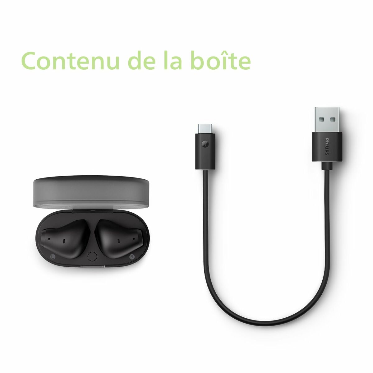 Bluetooth-hovedtelefoner Philips TAT2139BK/00 Sort