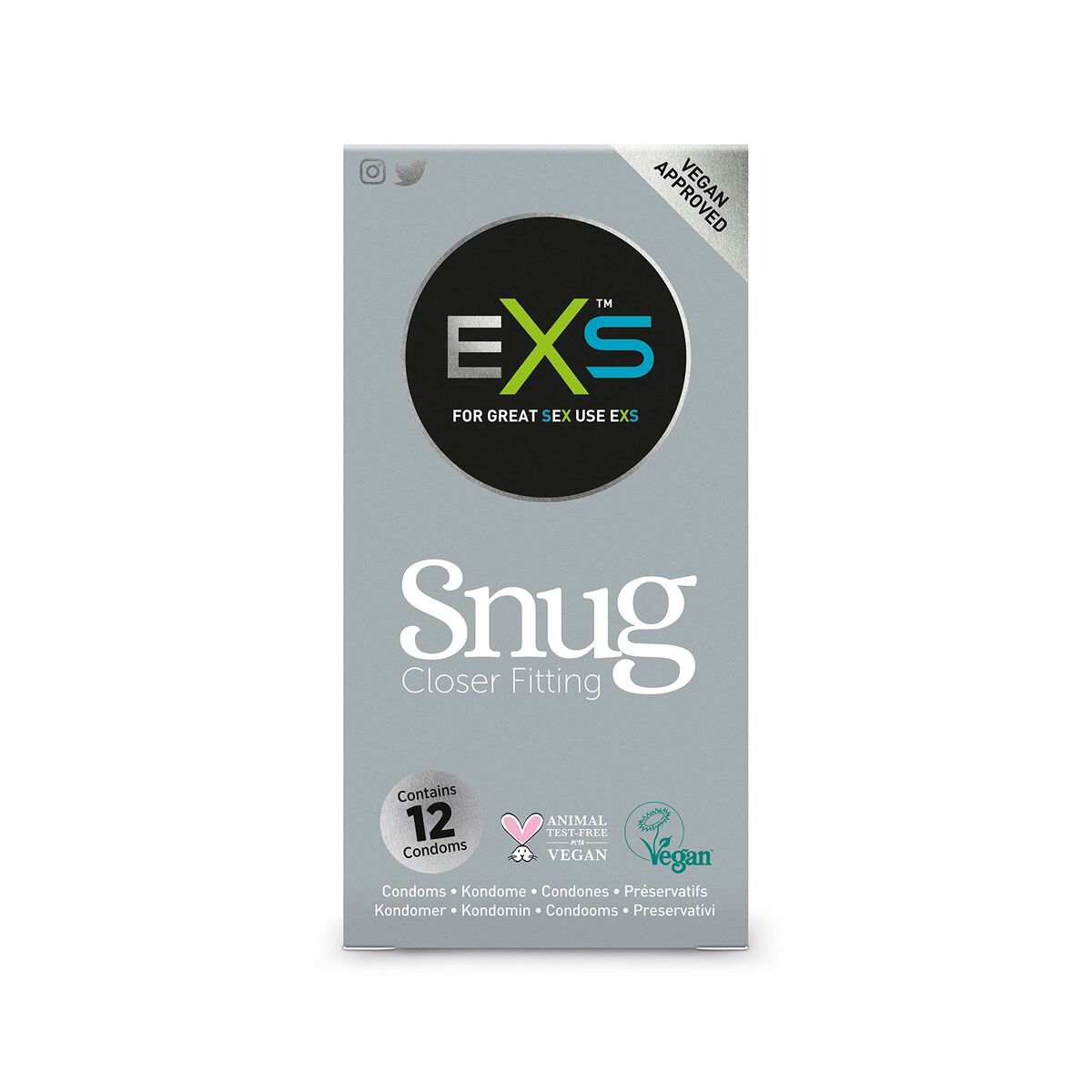 Prezervative EXS Snug 12 Unități