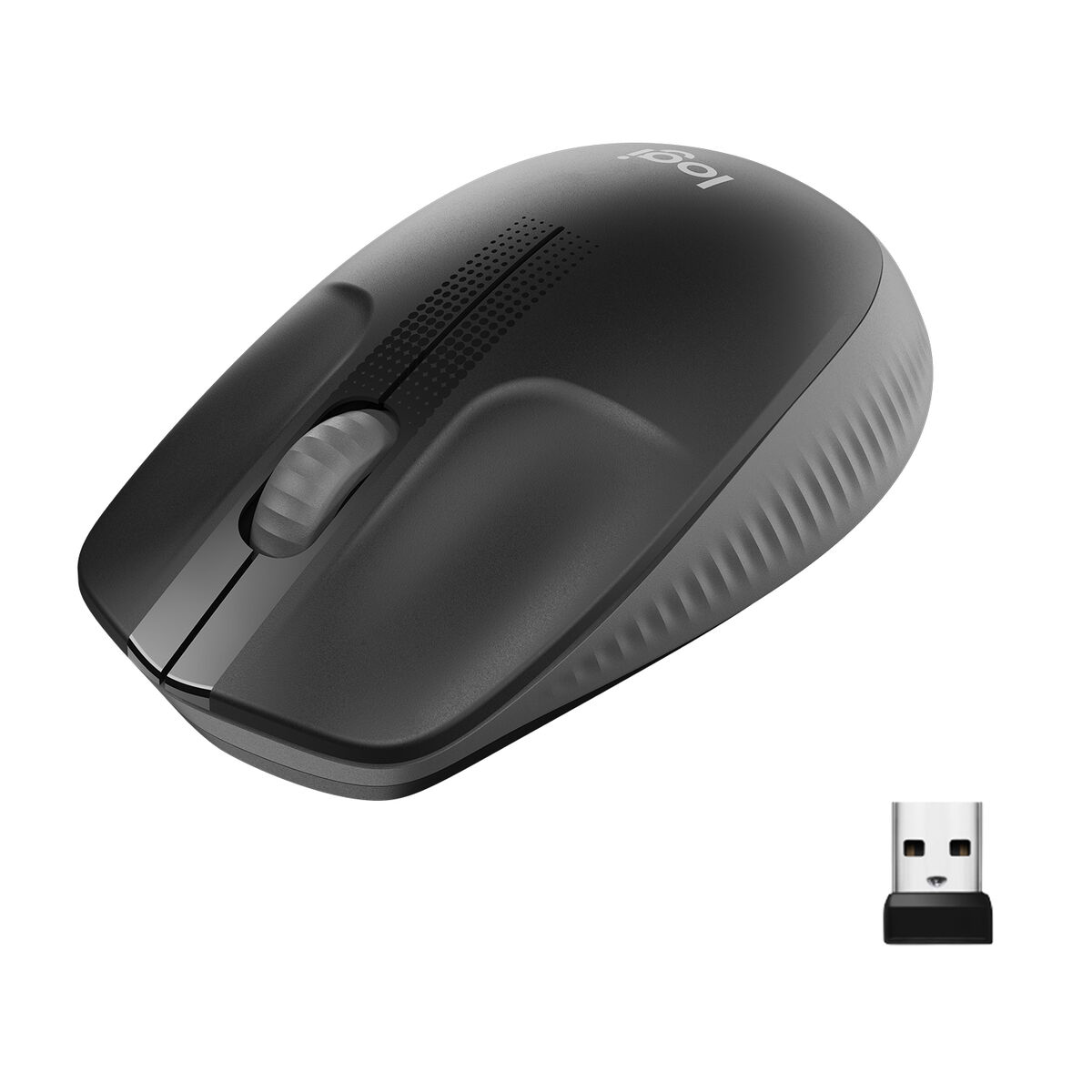 Optisk mus Logitech M190 1000 dpi Sort
