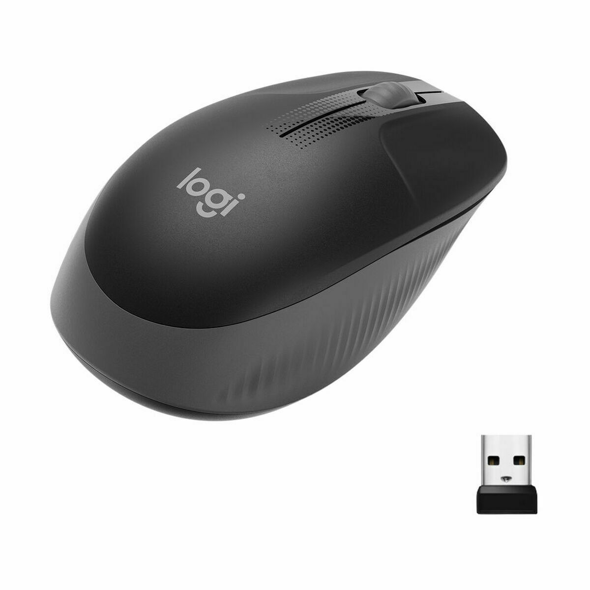 Optisk mus Logitech M190 1000 dpi Sort