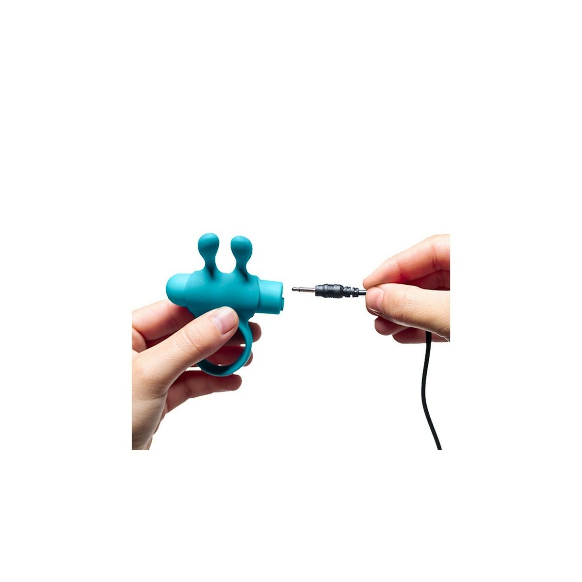 Inel Vibrator Diversual Turquoise