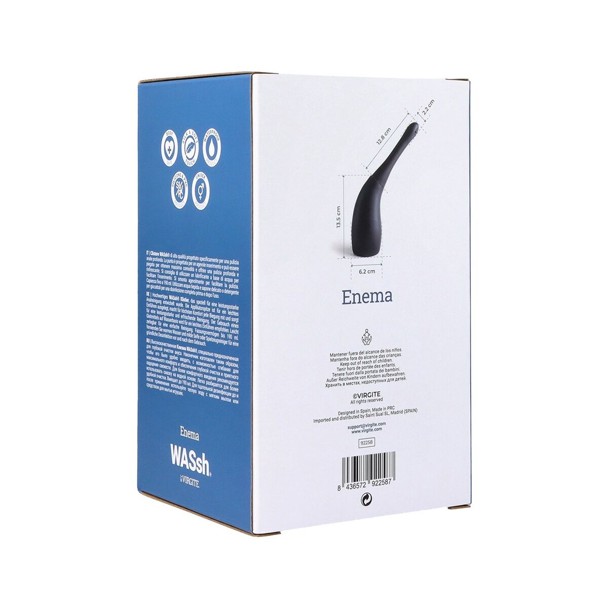 Colt Expandable Anaalplug Virgite Zwart 190 ml