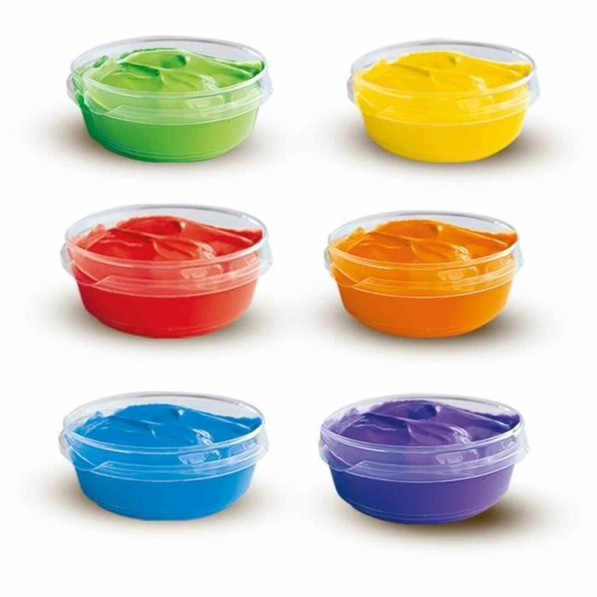 Fingerfärg SES Creative Multicolour 6 Delar