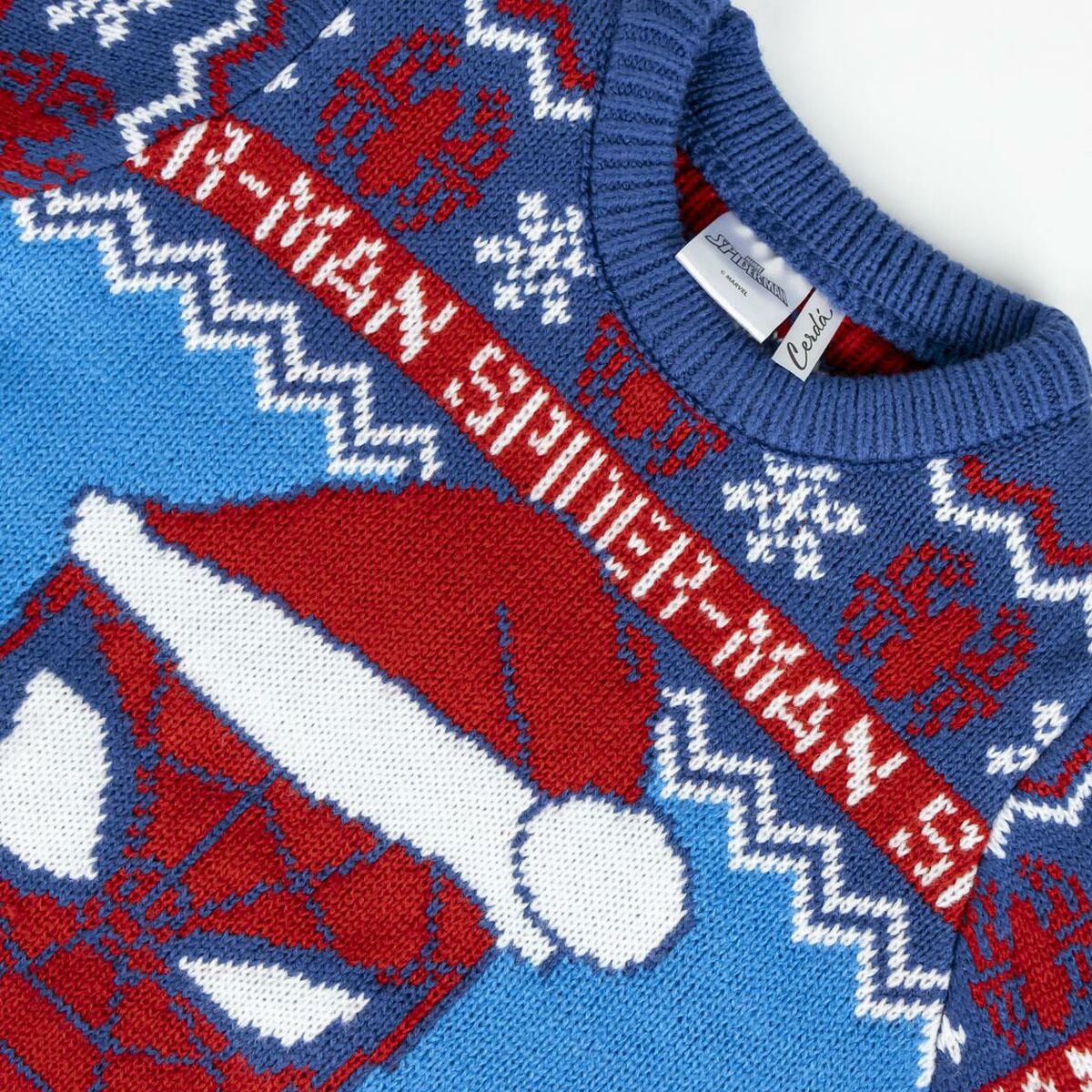 Unisex svetr Spider-Man Modrý