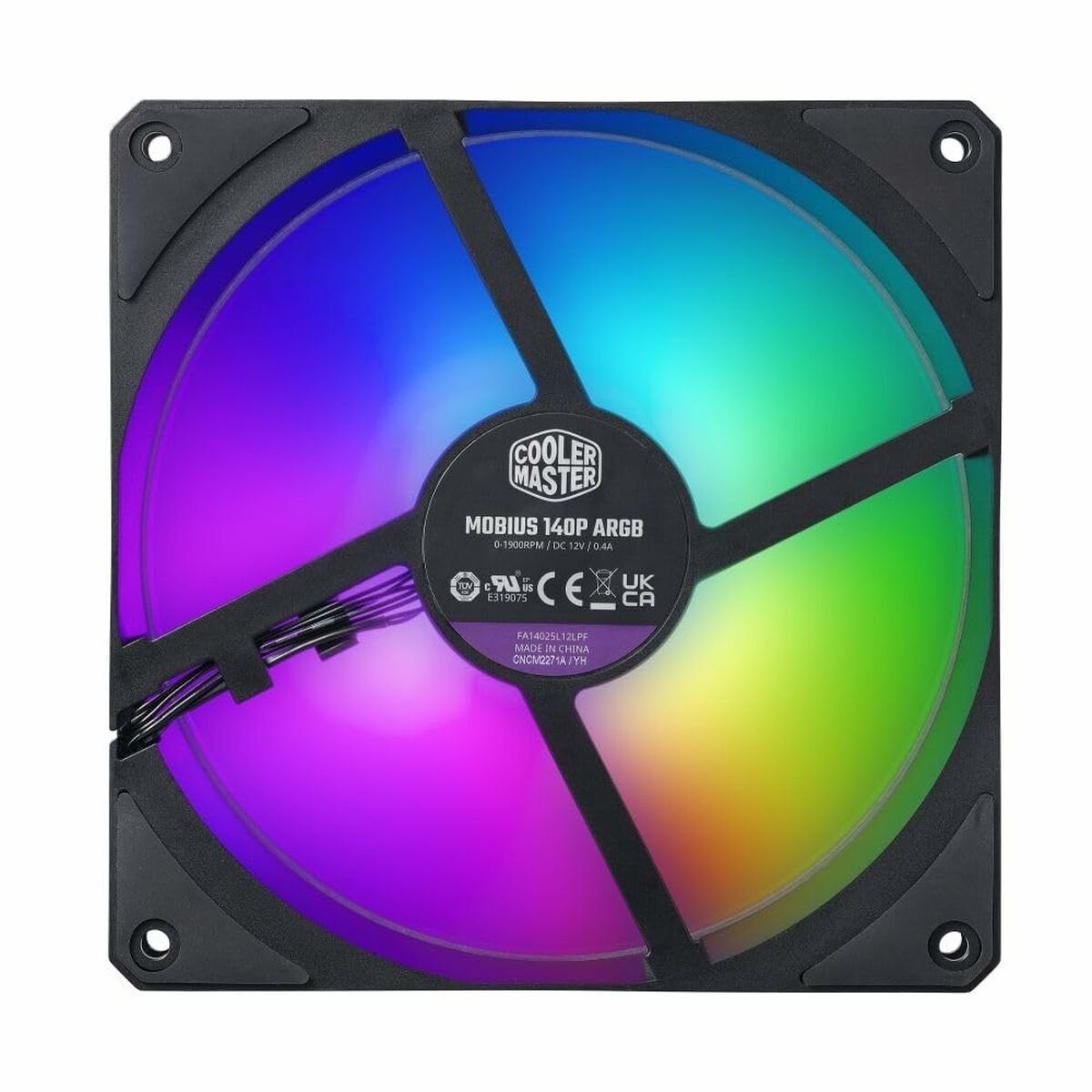 CPU-ventilator Cooler Master Mobius 140P
