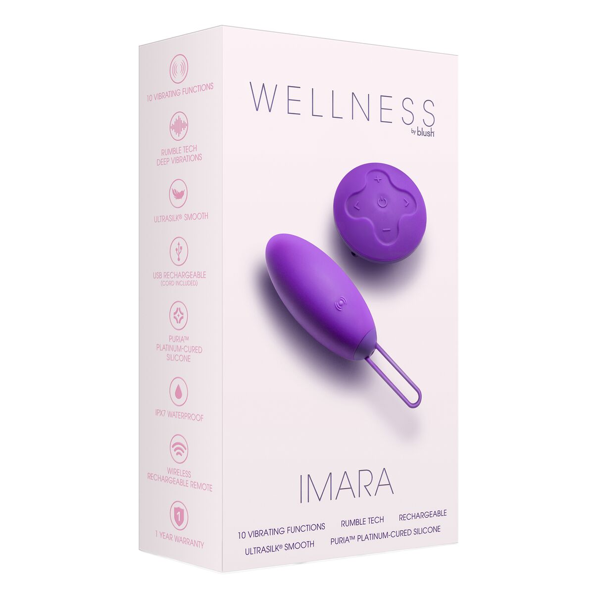 Kugelvibrator Blush Wellness Lila