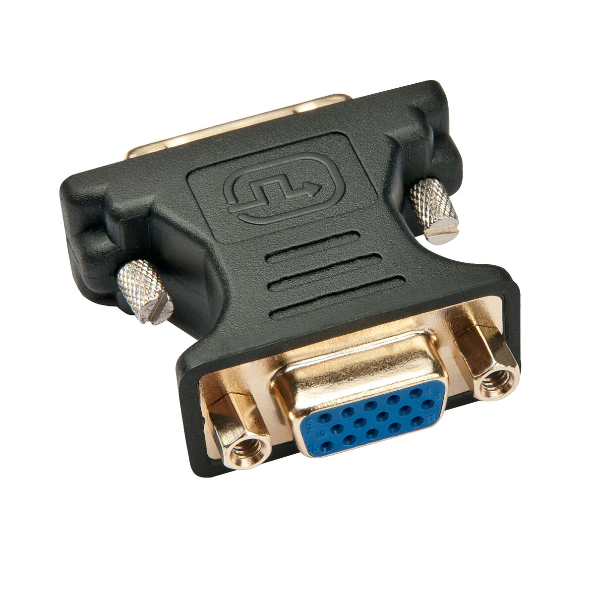 DVI til VGA LINDY 41199 Sort