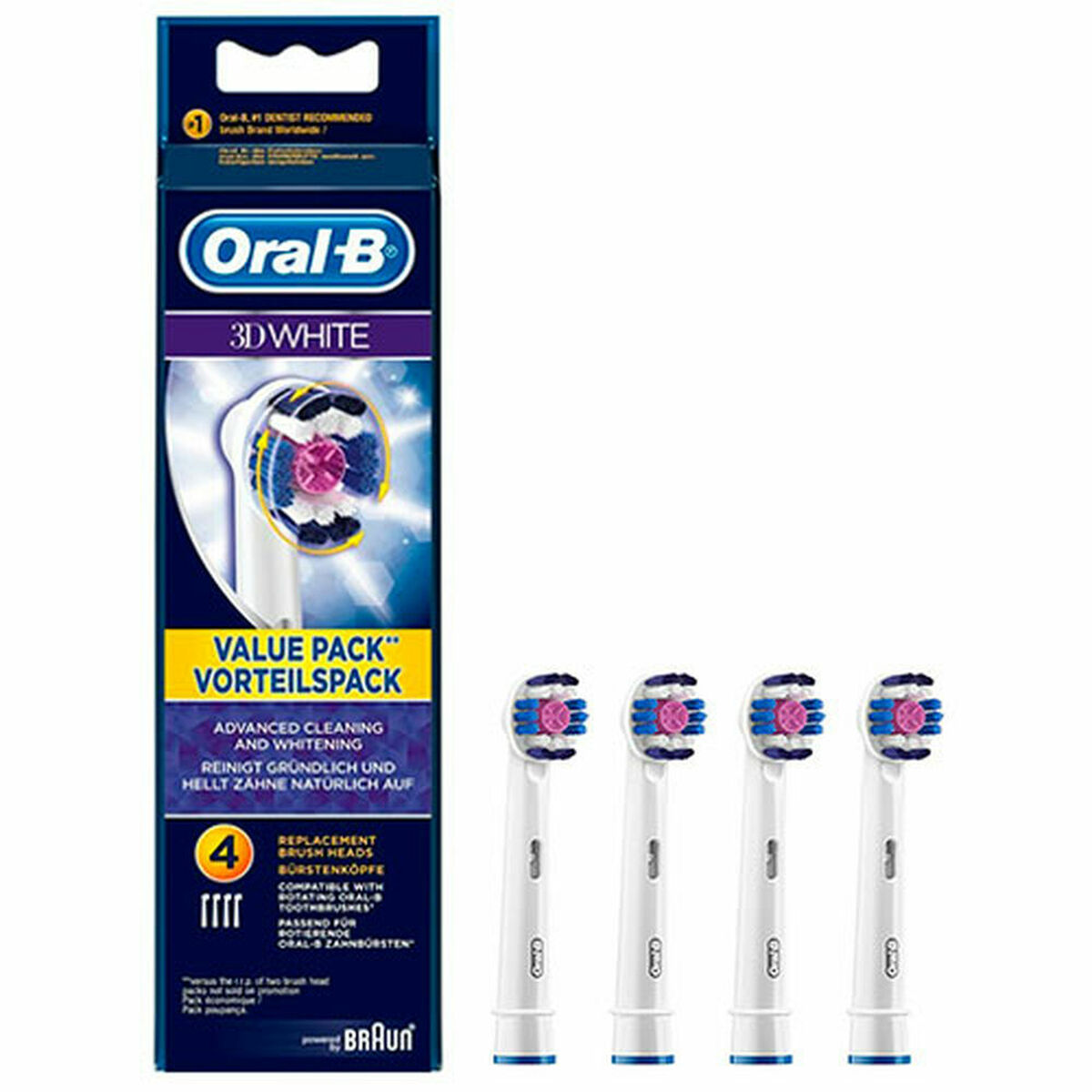Reservehode Oral-B 4 Deler