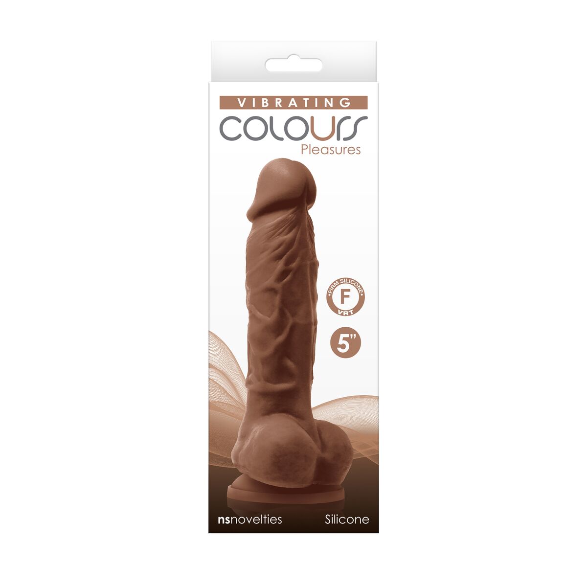 Dildo NS Novelties Colours Rjava Ø 3,4 cm