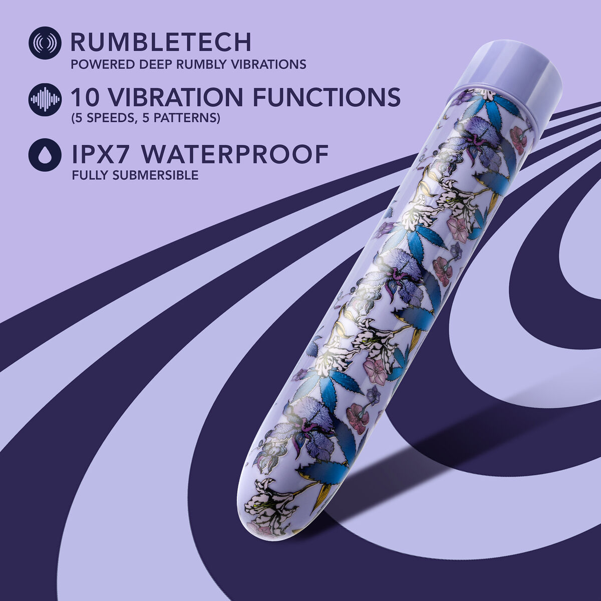 Kuul-vibraator Blush Limited Addiction Lilla