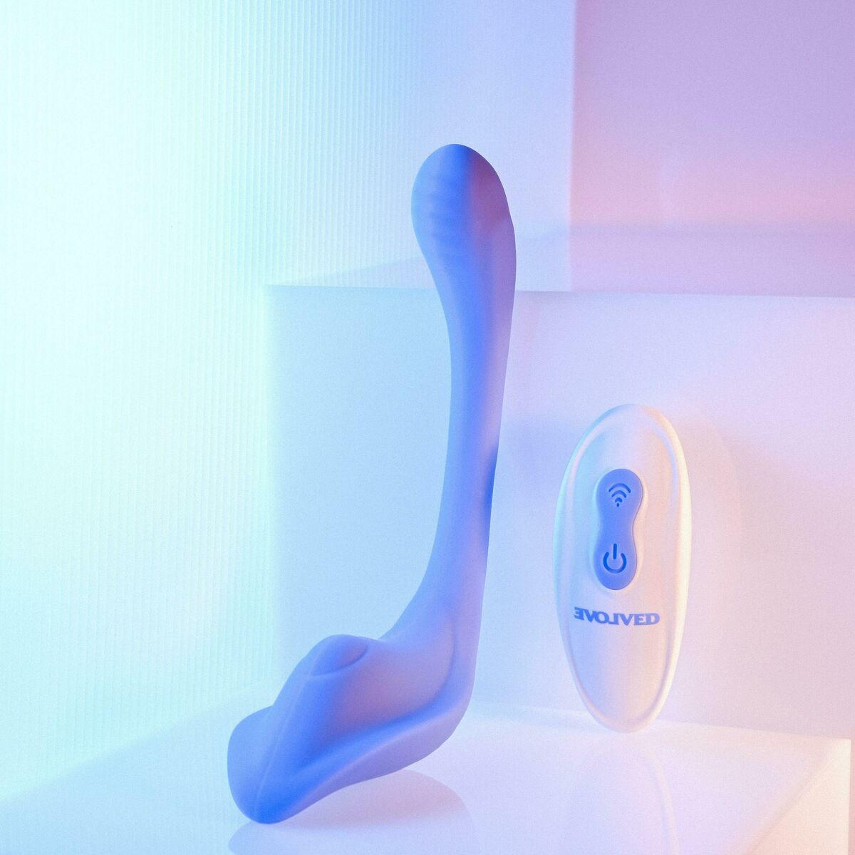Vibration de Stimulation Double Evolved Violet