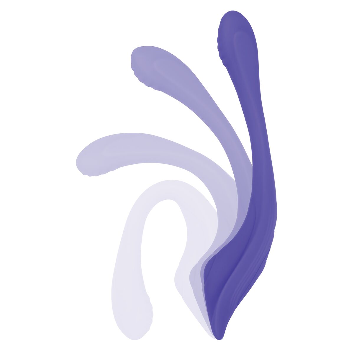 Vibration de Stimulation Double Evolved Violet