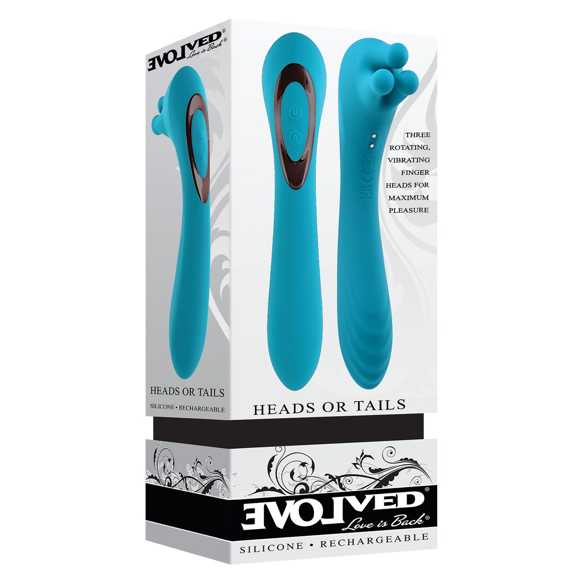 Vibratorius Evolved Mėlyna