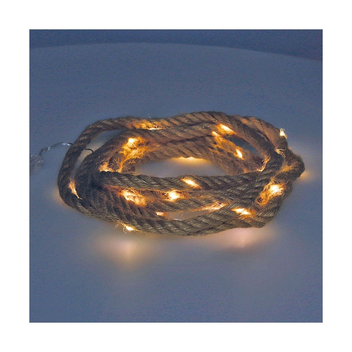 LED-lichtkrans Decoration With Light Warm wit