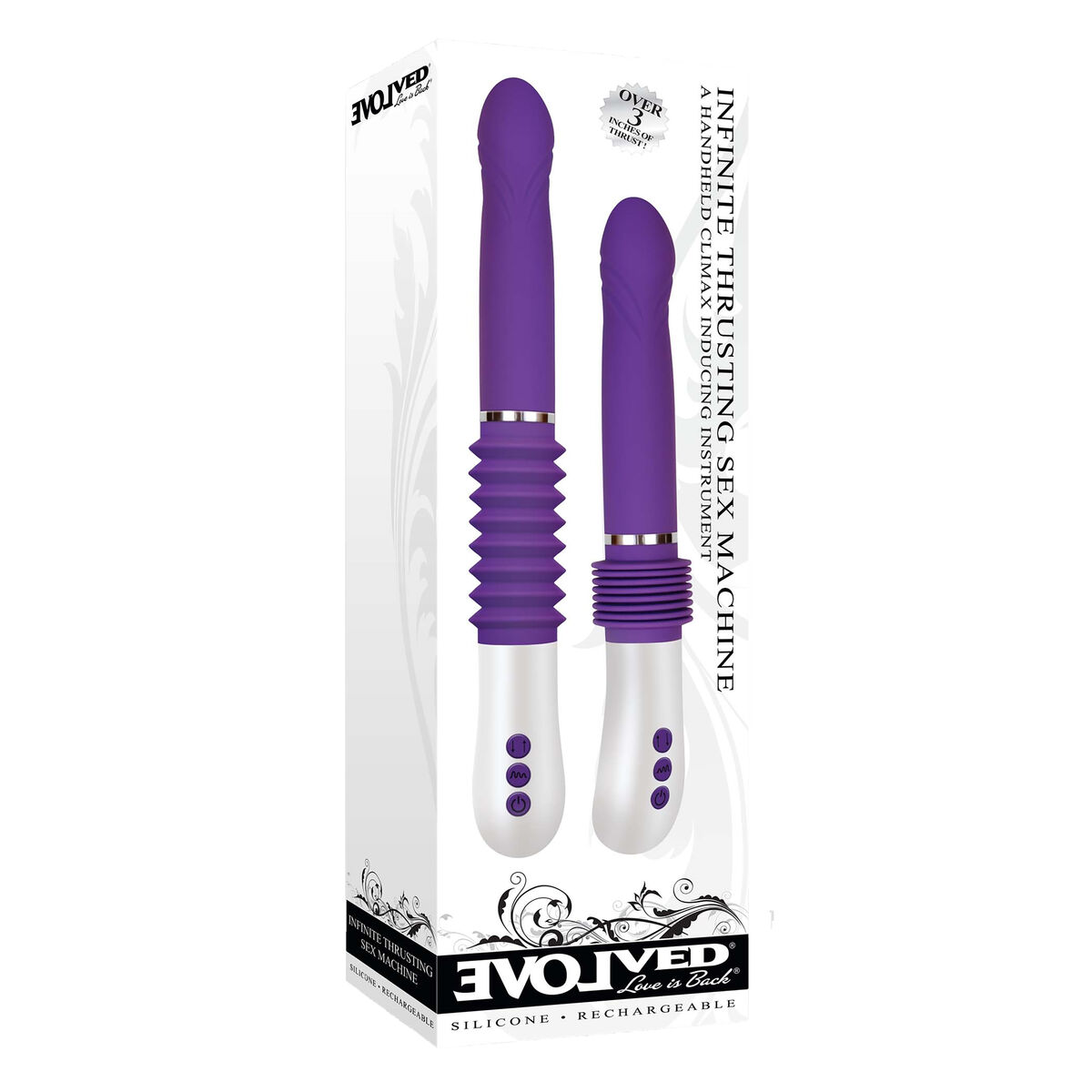 Vibromasseur à boules Evolved Violet