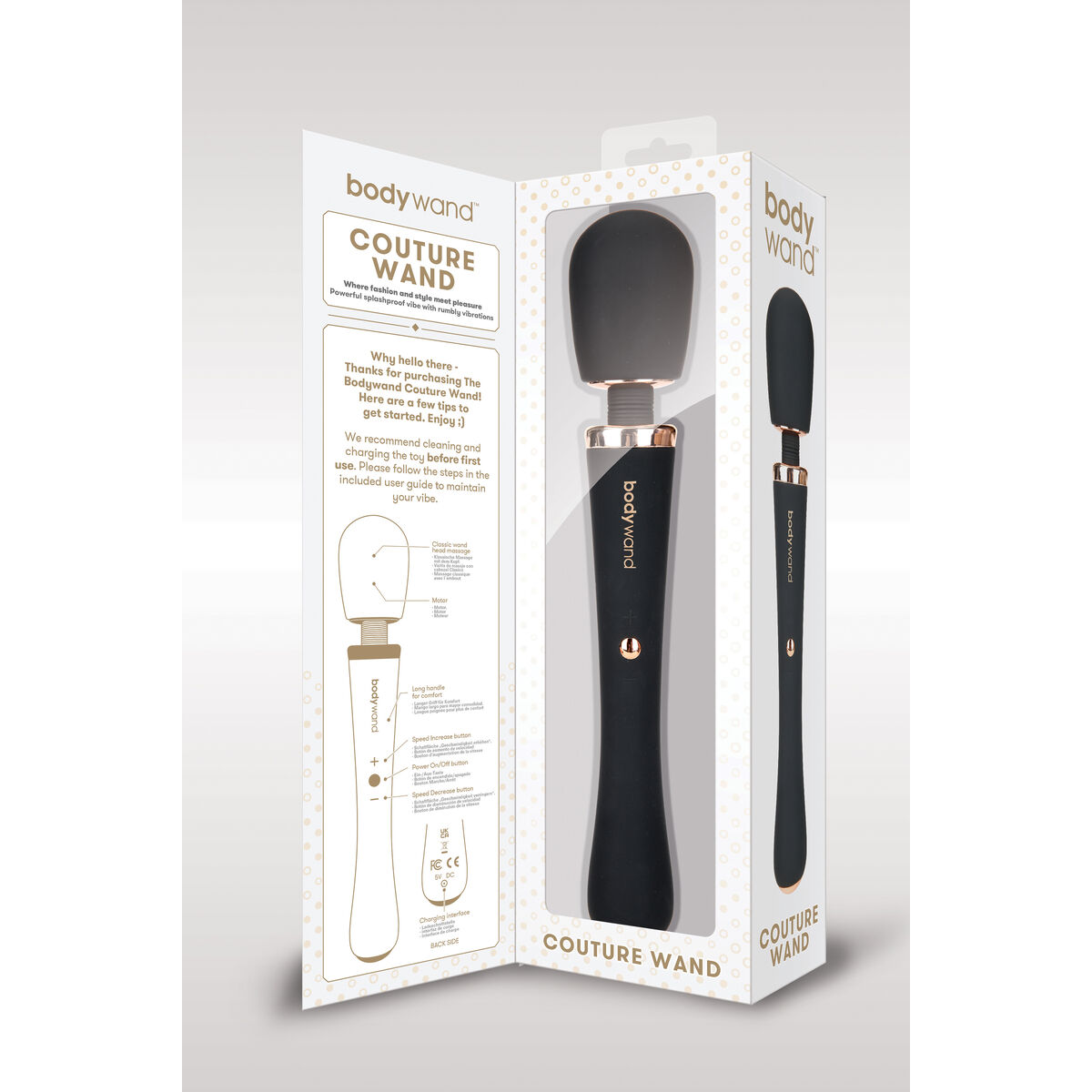 Vibrator Bodywand Schwarz